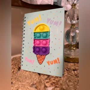 Popper ice cream cone notebook